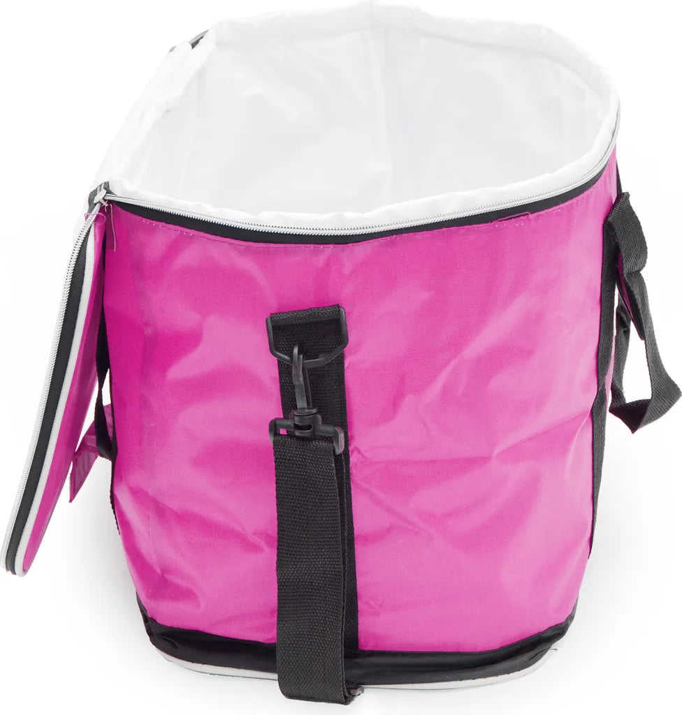  Kühltasche 30L Mit Schultergurt, XXL Isolier Kühlbox - Fuchsia/ Pink
