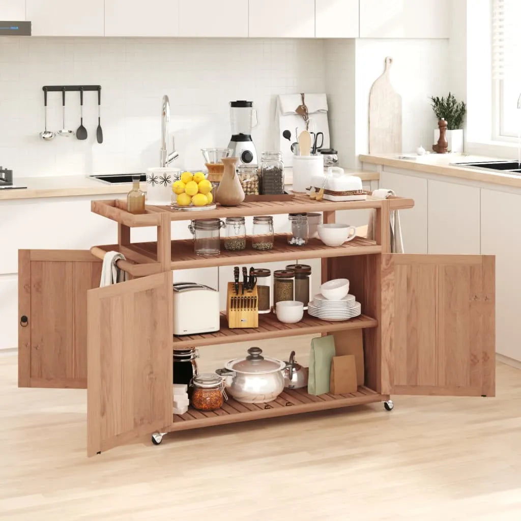  VidaXL Barwagen 120x50x90 Cm Massivholz Teak