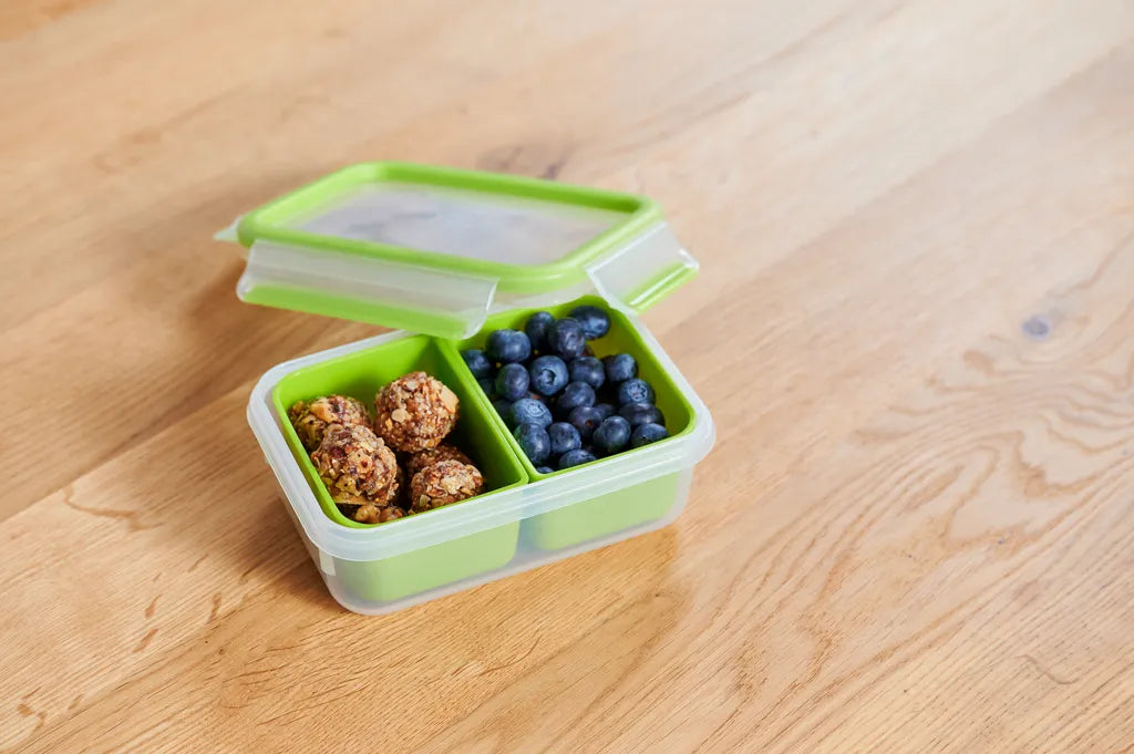  Emsa Snackbox CLIP & GO 0,55 Liter Transparent / Grün