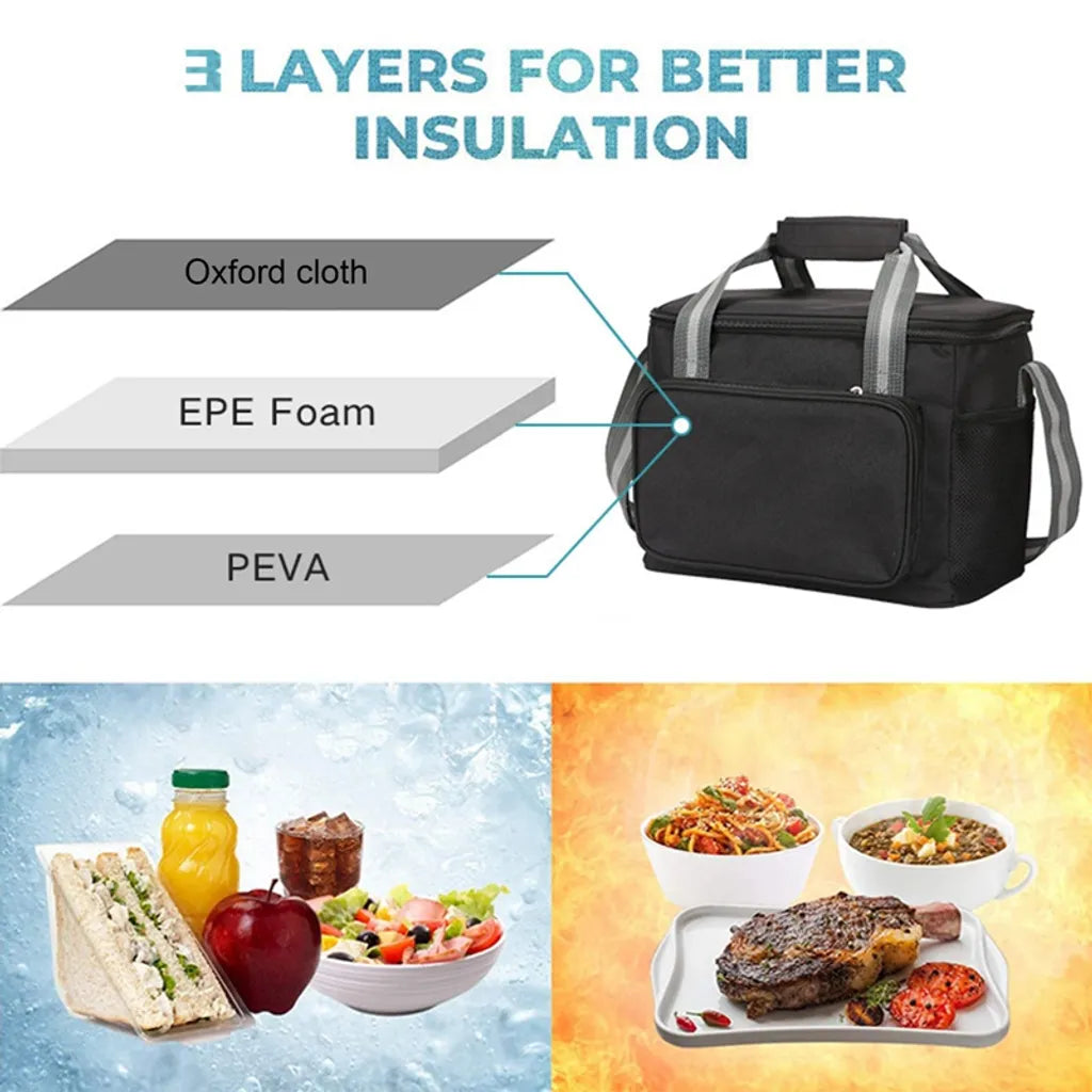  15L Kühltasche Faltbar,Picknicktasche Kühltasche,Rot, Lunch Tasche,Kühltasche Eistasche,Mini Faltbar,Minikühltaschen,Thermotasche Faltbar Klein,Isoliertasche Lunch,Kühlbox Für Picknick