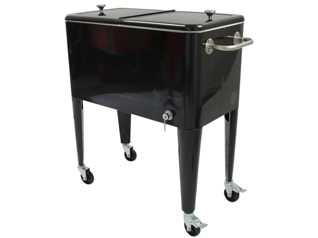  Kailua Cooler - Amerikanische Kühlbox, Kühlwagen, Party Getränkekühler, Schwarz