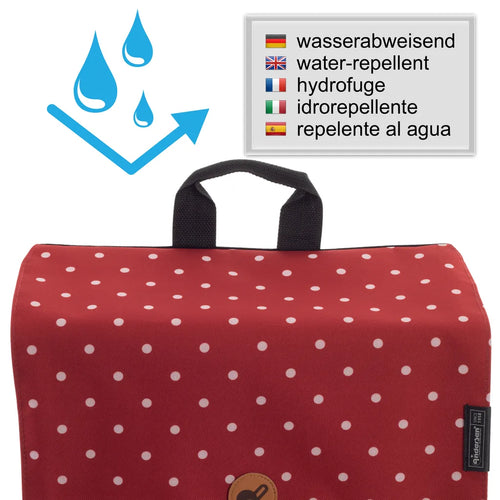  Andersen Shopper Royal Alu Klappbar Mit 3-Speichenrad Ø 25cm Und 45 Liter Tasche Malit Rot Mit Kühlfach