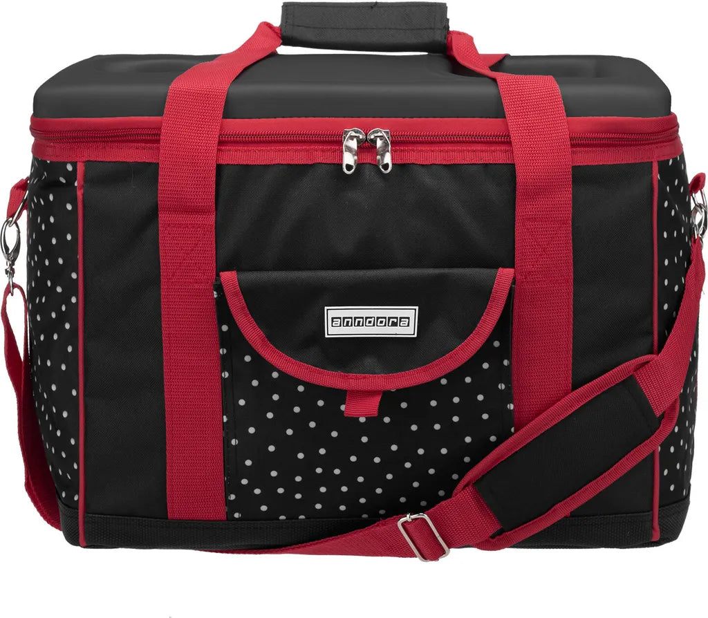  Riesige Kühltasche Picknicktasche XL Schwarz Weiß - Snövit - Schwarz