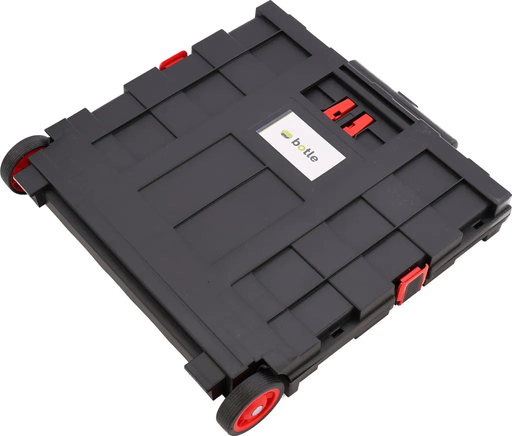  Einkaufswagen Korb Transporter Einkaufstrolley Mit Räder Klappbarer Teleskopgriff Aluminium Kunststoff 40 X 36 X 95 Cm Klappwagen
