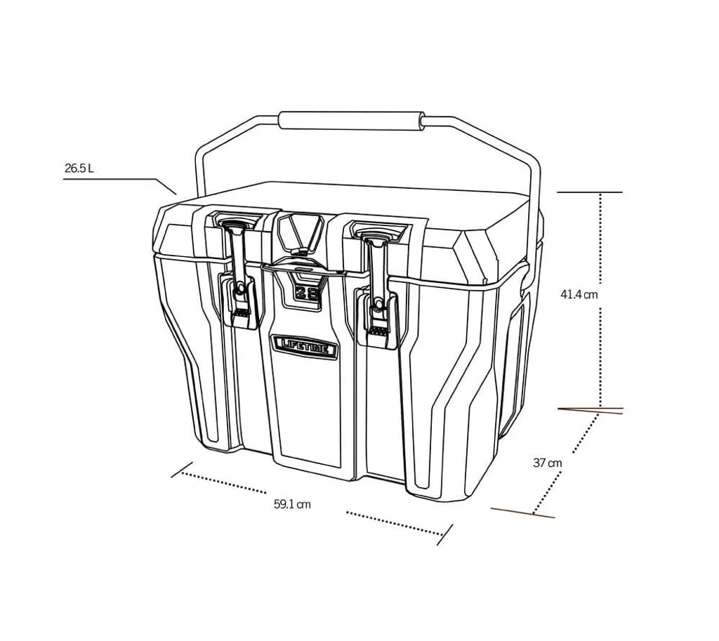  Lifetime Kühlbox 26,5 Liter Volumen