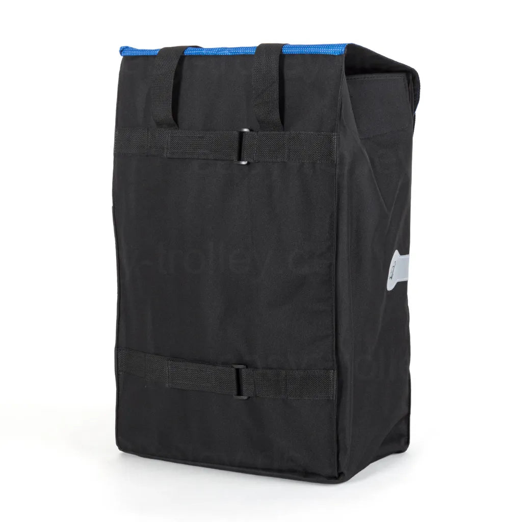  Andersen Einkaufstrolley Royal Mit Metallspeichenrad 25 Cm Und 45 Liter Einkaufstasche Wismar Schwarz/blau Mit Kühlfach, Aluminiumgestell Klappbar