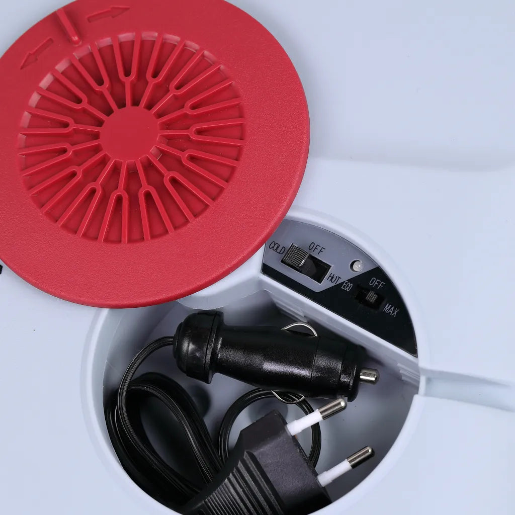  AREBOS Elektrische Kühlbox 40 Liter, Zum Kühlen Und Warmhalten, Mobil Kühlschrank Mit ECO Modus, 12/230 V Für Auto Und Steckdose