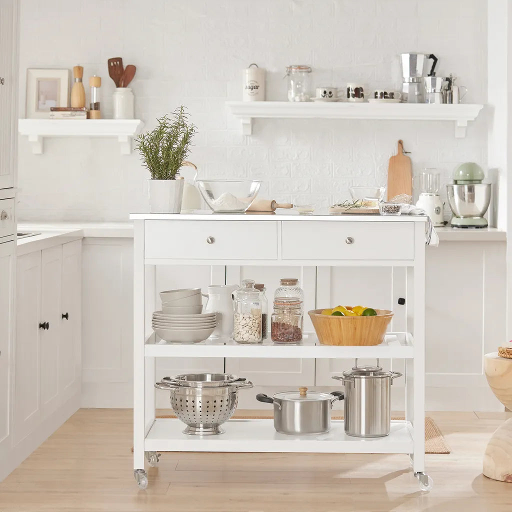  SoBuy® Küchenwagen Flurschrank Sideboard Beistelltisch Konsolentisch FKW47-W