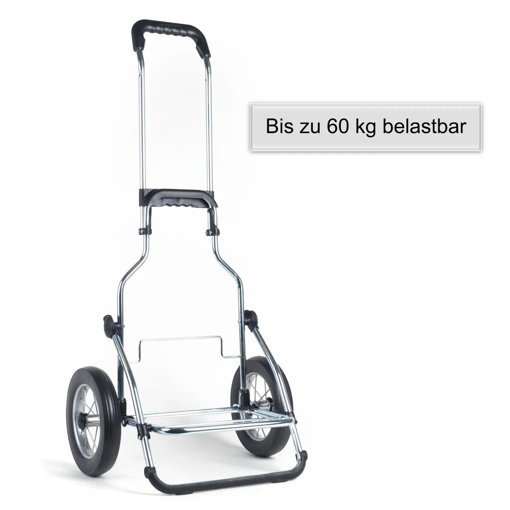  Andersen Einkaufstrolley Sondermodell Royal Stahl Klappbar Mit Metallspeichenrad Ø 25cm Und 61 Liter Tasche Folke Blau Mit Kühlfach