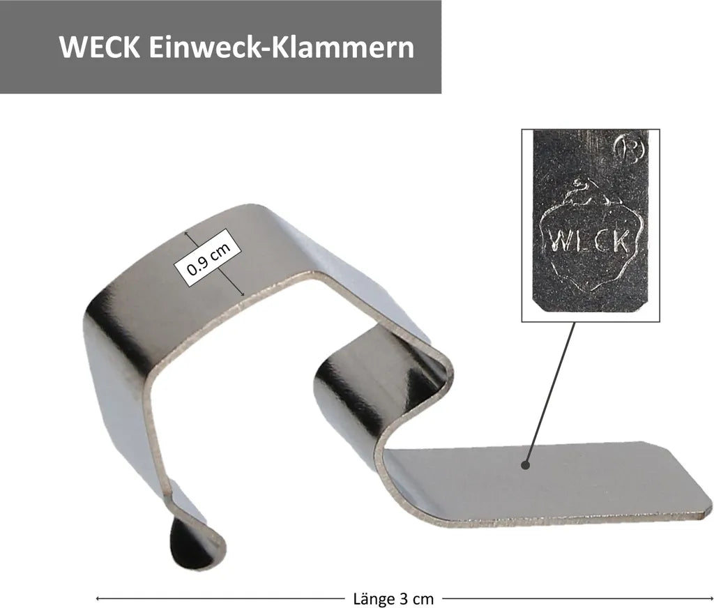  9er Set WECK 9x Gugelhupf Glas-Form 280 Ml + 9x Einmach-Zubehör + Rezeptheft
