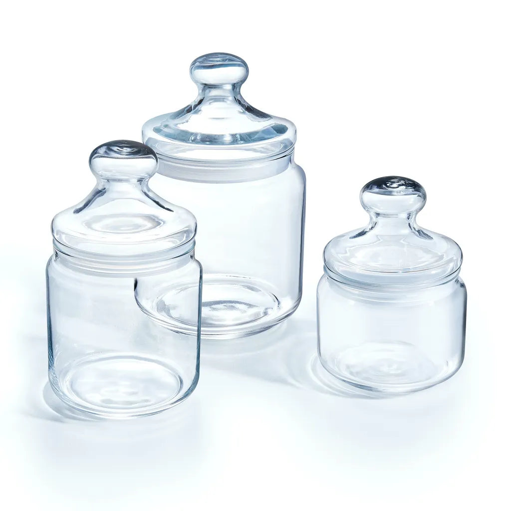  Luminarc ARC 12252 Pot Club Dose Mit Deckel, Vorratsglas, Bonbondose, 1.5 Liter, Glas, Transparent, 1 Stück