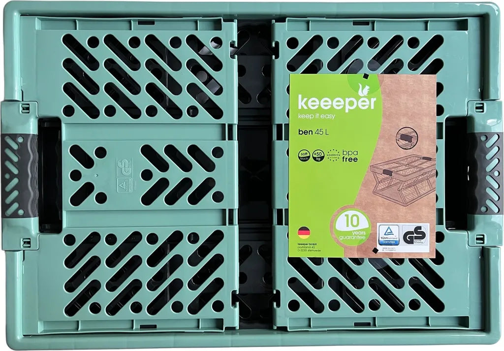  Keeeper Profi-Klappbox "ben" 45 Liter PP Graphite