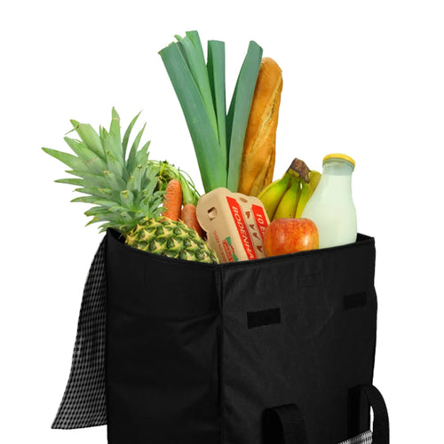  Andersen Shopper Quattro Klappbar Mit 4 Rädern Und 54 Liter Tasche Milla Schwarz