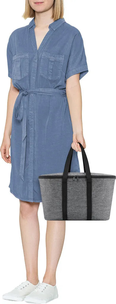  Reisenthel Coolerbag Twist Silver Kühltasche Faltbar 20 L - Twist Silver