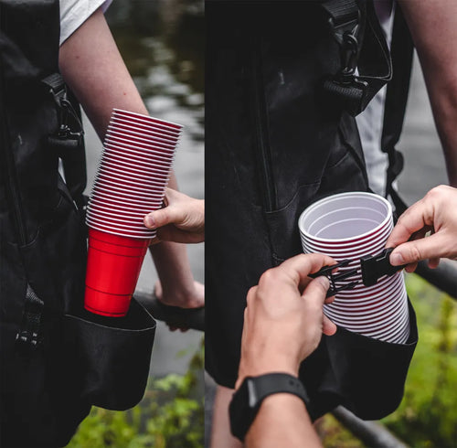  BeerBaller® Travel Bag - Beer Pong Tisch Tragetasche Inkl. Kühl- Und Becherfach