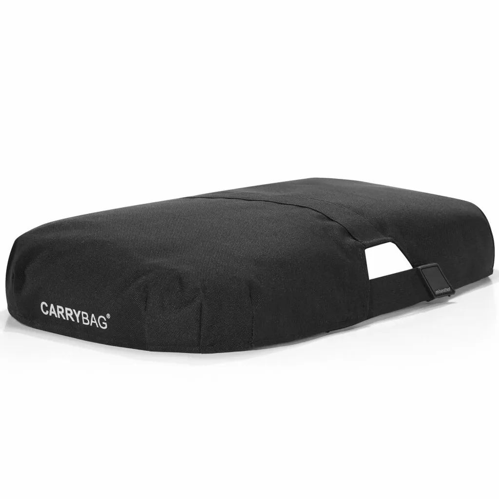  Reisenthel Carrybag Mit Cover, 2-tlg., Einkaufskorb, Deckel, Abdeckung, Korb, Polyestergewebe, Frame Black / Black, 22 L