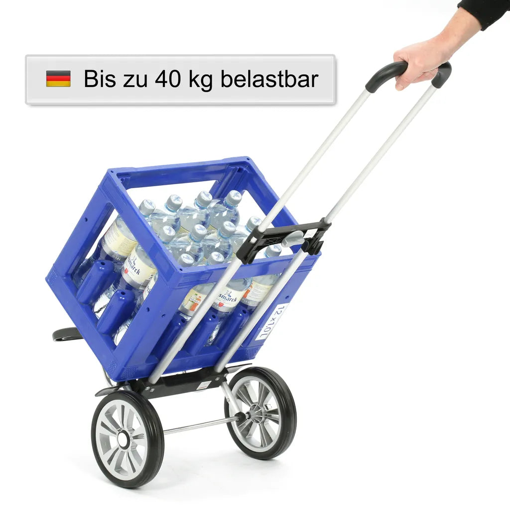  Andersen Shopper Alu Star Höhenverstellbar Mit Rad Ø 20 Cm Und 43 Liter Tasche Sofia Anthrazit