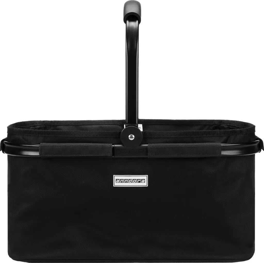 Anndora Einkaufskorb - Schwarz (22 Liter) - Schwarz