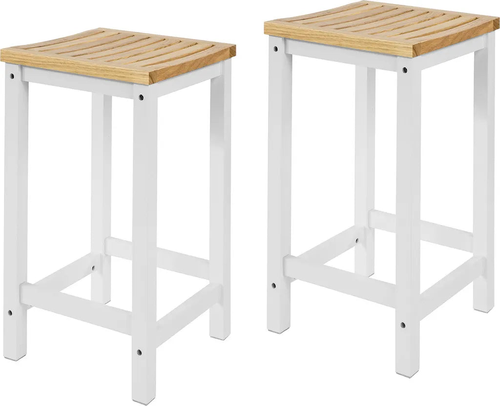  SoBuy 2er Set Stuhl Holzstuhl Essstuhl Küchenstuhl Hocker Zum Küchenwagen 2xFST29-WN
