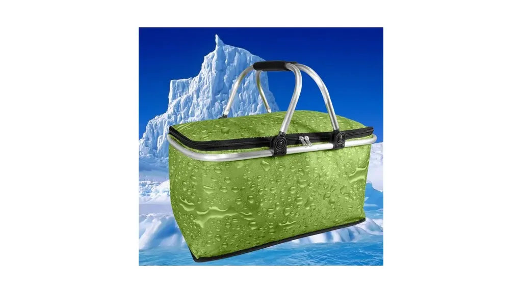  Isolierkorb Kühltasche Picknickkorb Einkaufskorb Isoliert Kühlkorb