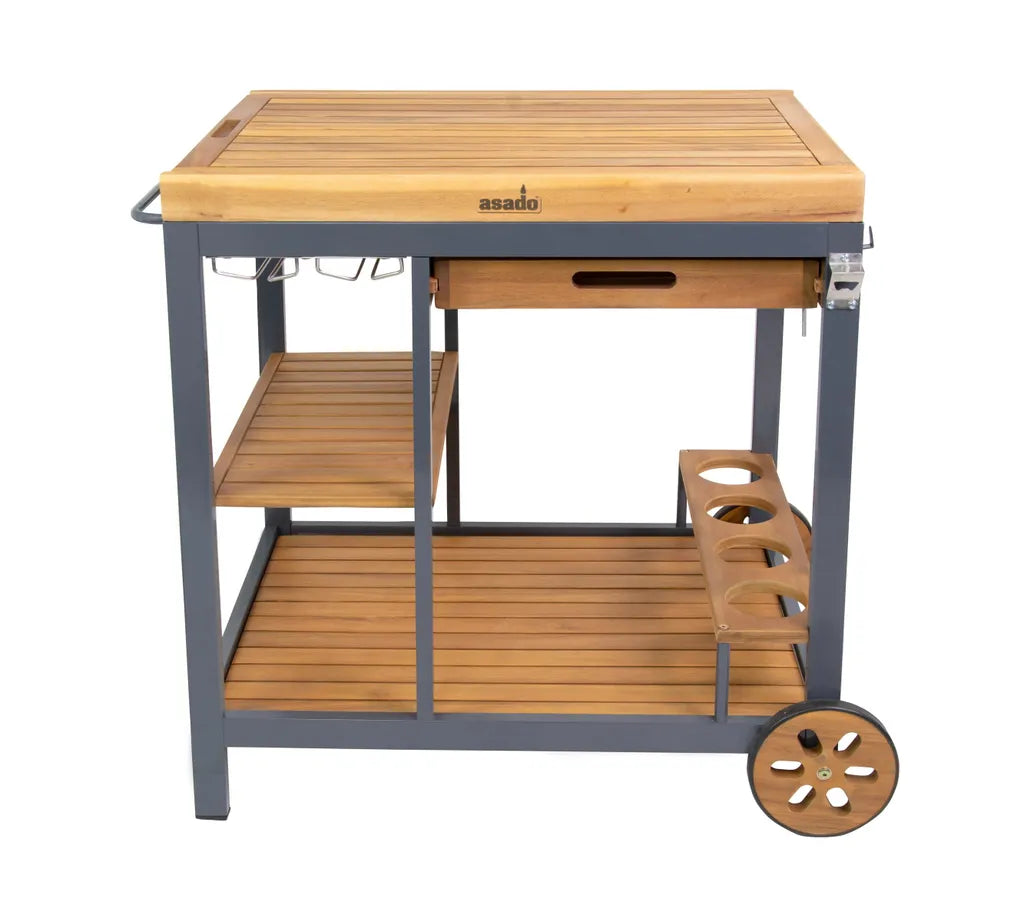  Asado Grilltisch Servierwagen Ally