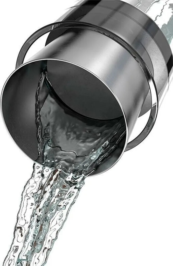  Emsa Kühlkaraffe FLOW Slim 1,0 Liter Glas / Edelstahl