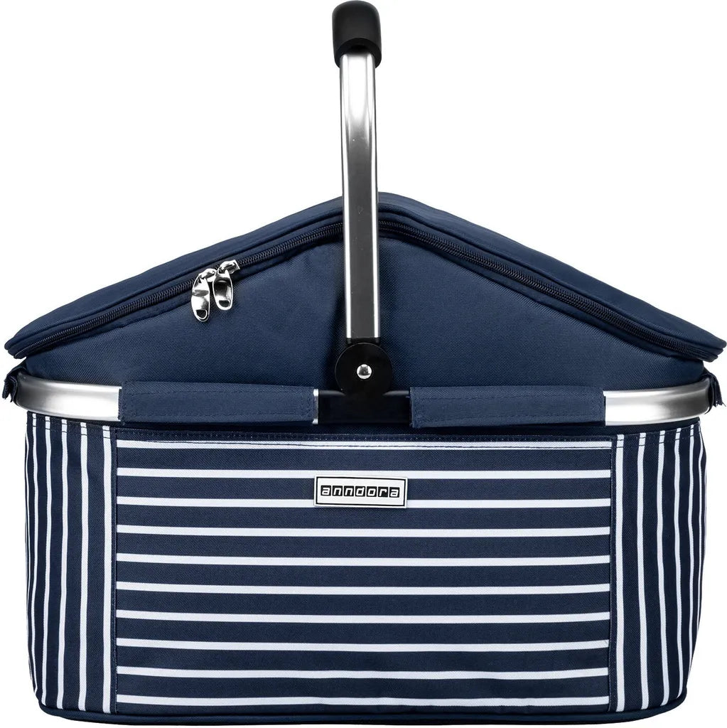  Kühlkorb 25 Liter Blau Weiß - Navy
