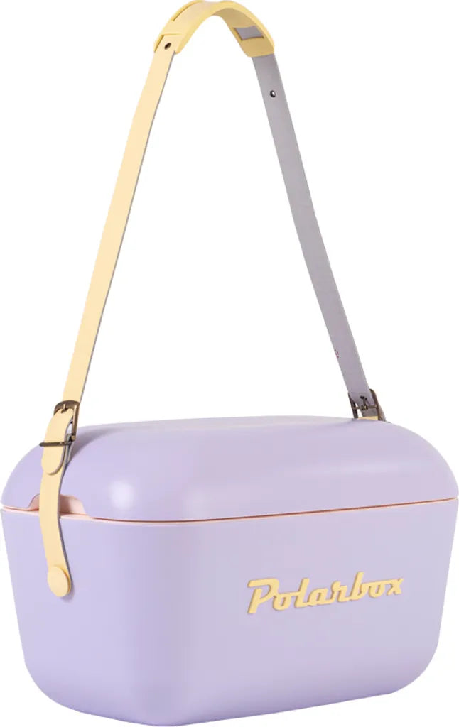  Kühlbox | Passive Kühlbox | Kühltaschen Polar In Retro Vintage Design Aus Kunststoff Mit Polystyrol (Airpop) Thermische Isolierung, 20L In Lila