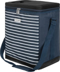  Anndora Kühltasche 32 Liter Navy Blau Weiß - Kühleinsatz -reisenthel Carrycruiser Kompatibel - Blau-weiss Gestreift