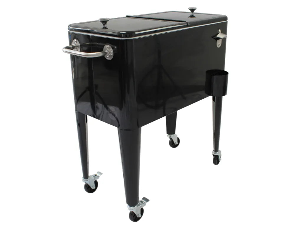  Kailua Cooler - Amerikanische Kühlbox, Kühlwagen, Party Getränkekühler, Schwarz