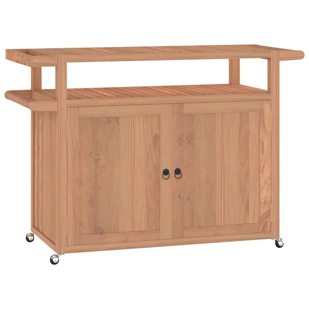  VidaXL Barwagen 120x50x90 Cm Massivholz Teak