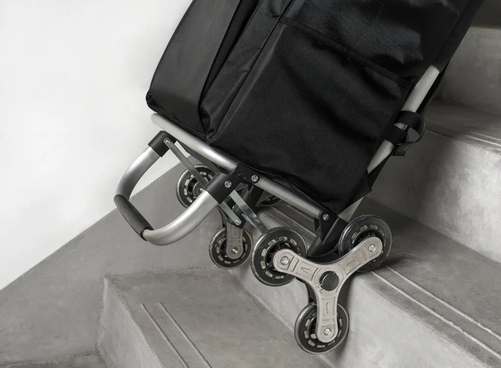 Einkaufstrolley Einkaufsroller Einkaufswagen Klappbar Tragetasche 3+3 Radsystem