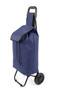  Einkaufstrolley | Zusammenklappbar | 40 Liter | Wasserabweisend | Blau