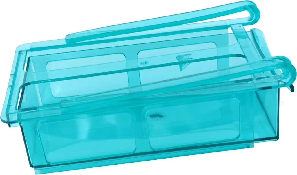  GOURMETmaxx Klemm-Schublade Für Kühlschrank, 3er-Set Schublade Klemm Kühlschrank GOURMETmaxx Zusatzfach Gemüsefach 3er-Set Ordnung