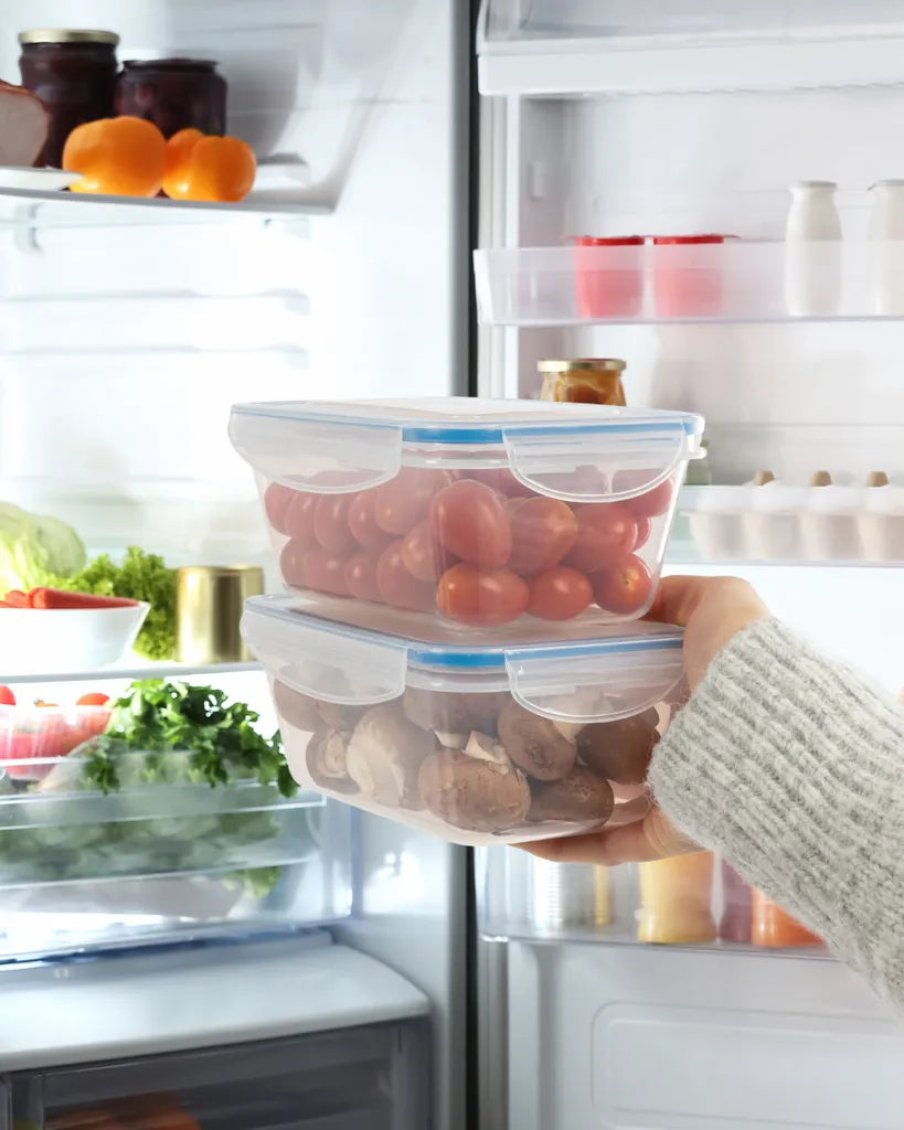  Classbach® 5er-Set Kunststoff-Frischhaltedosen Mit Deckel 100% Dicht, Lunchbox Brotdose Meal Prep Boxen Mit Deckel, Vorratsdosen Geeignet F. Spülmaschine, Mikrowelle Und Gefrierfach C-FHD 4007 K