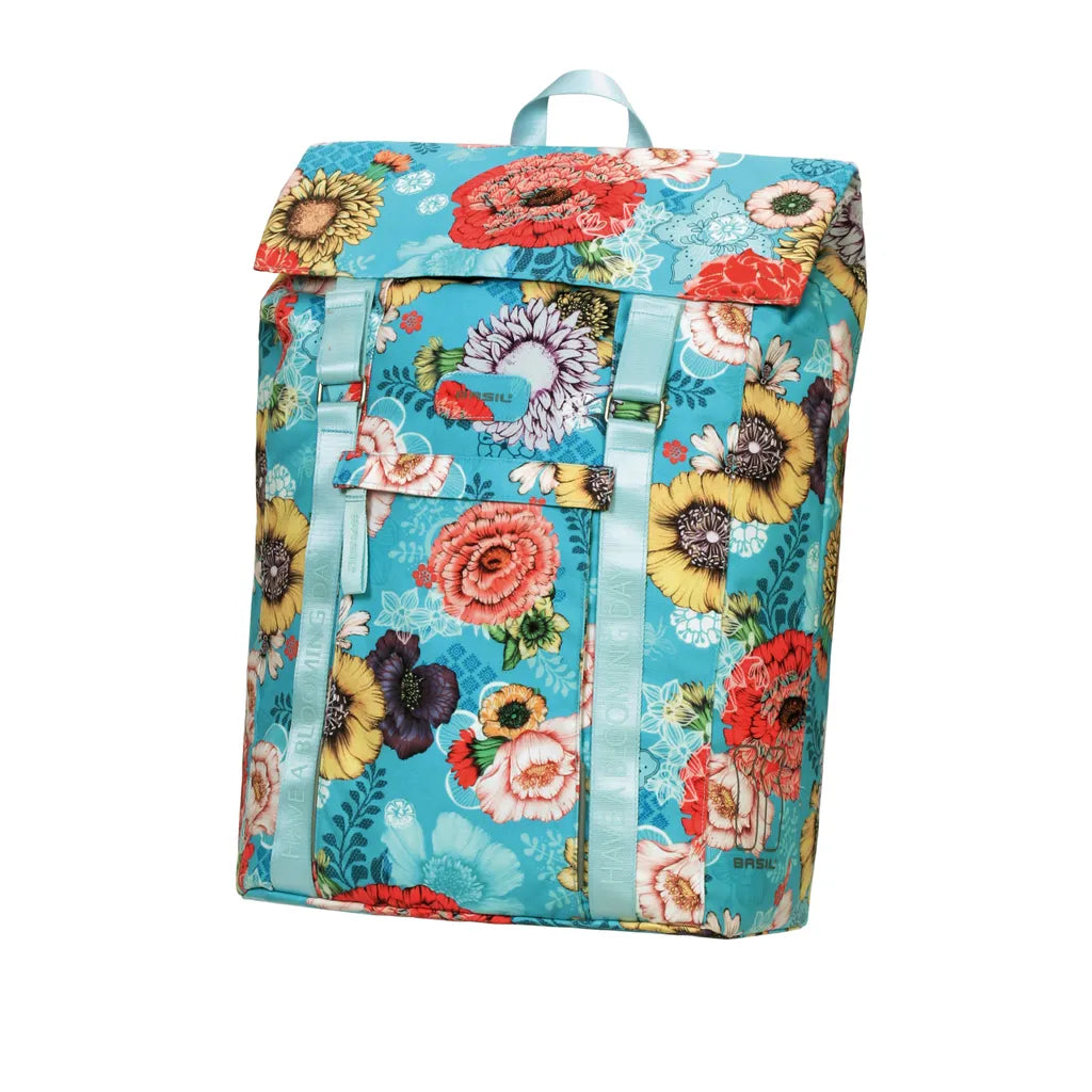  Andersen Shopper Royal Alu Klappbar Mit 3-Speichenrad Ø 25 Cm Und 50 Liter Tasche Basil Bloom Blau, Wasserdicht