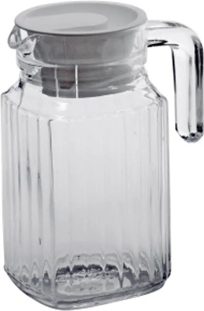  Esmeyer Arcoroc Glaskrug "Quadro" Mit Deckel 0,5 Liter