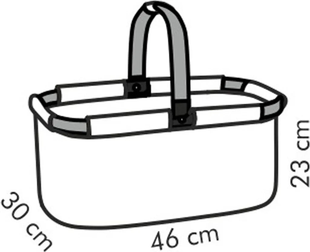  Faltbarer Einkaufskorb SHOP!, Violett