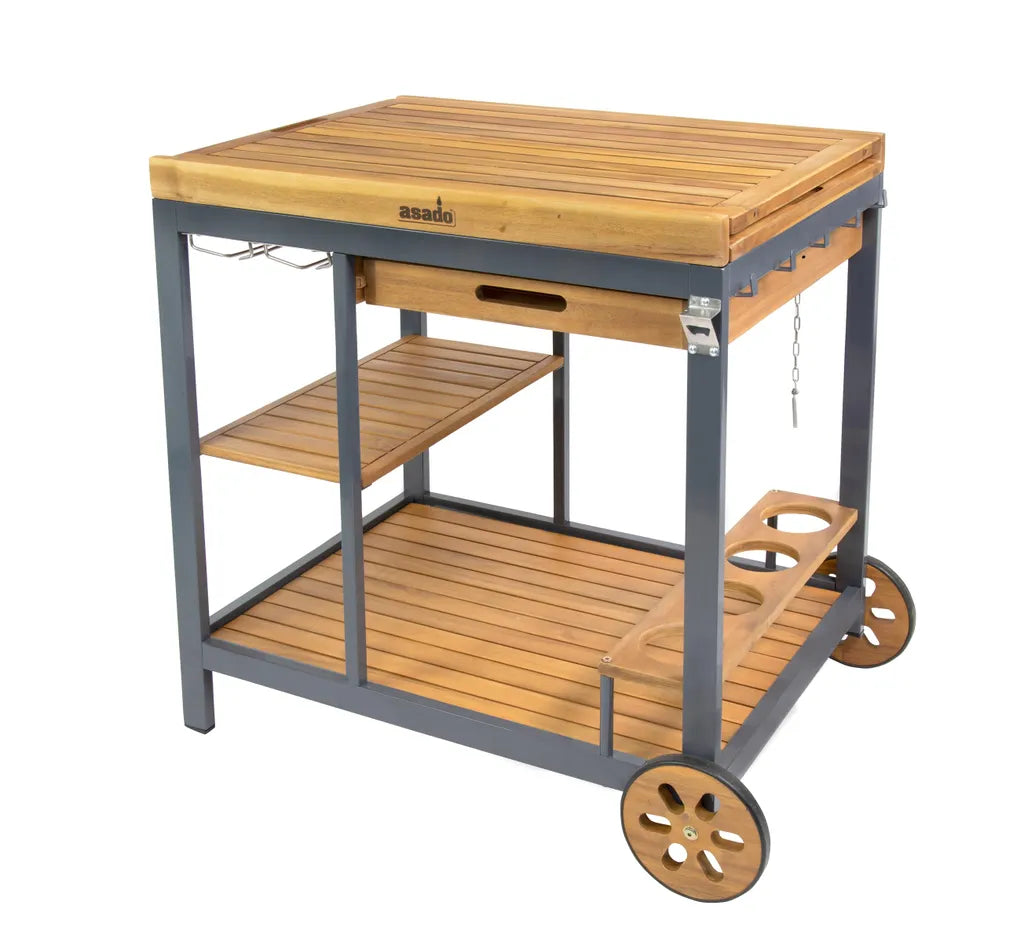  Asado Grilltisch Servierwagen Ally