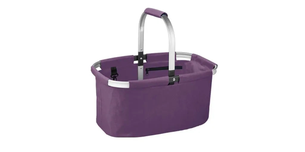  Faltbarer Einkaufskorb SHOP!, Violett