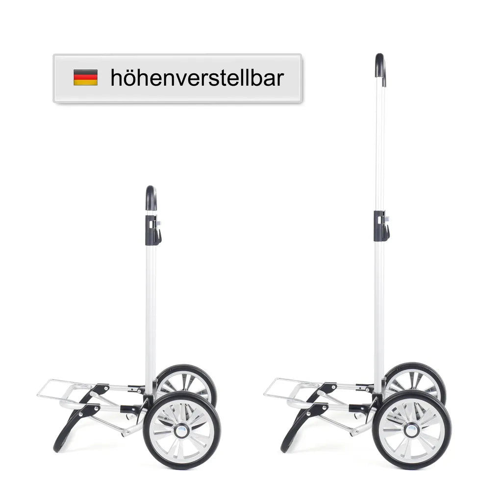 Andersen Shopper Alu Star Höhenverstellbar Mit Rad Ø 20 Cm Und 43 Liter Tasche Sofia Anthrazit