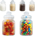 Relaxdays Vorratsgläser 6er Set 1000 Ml