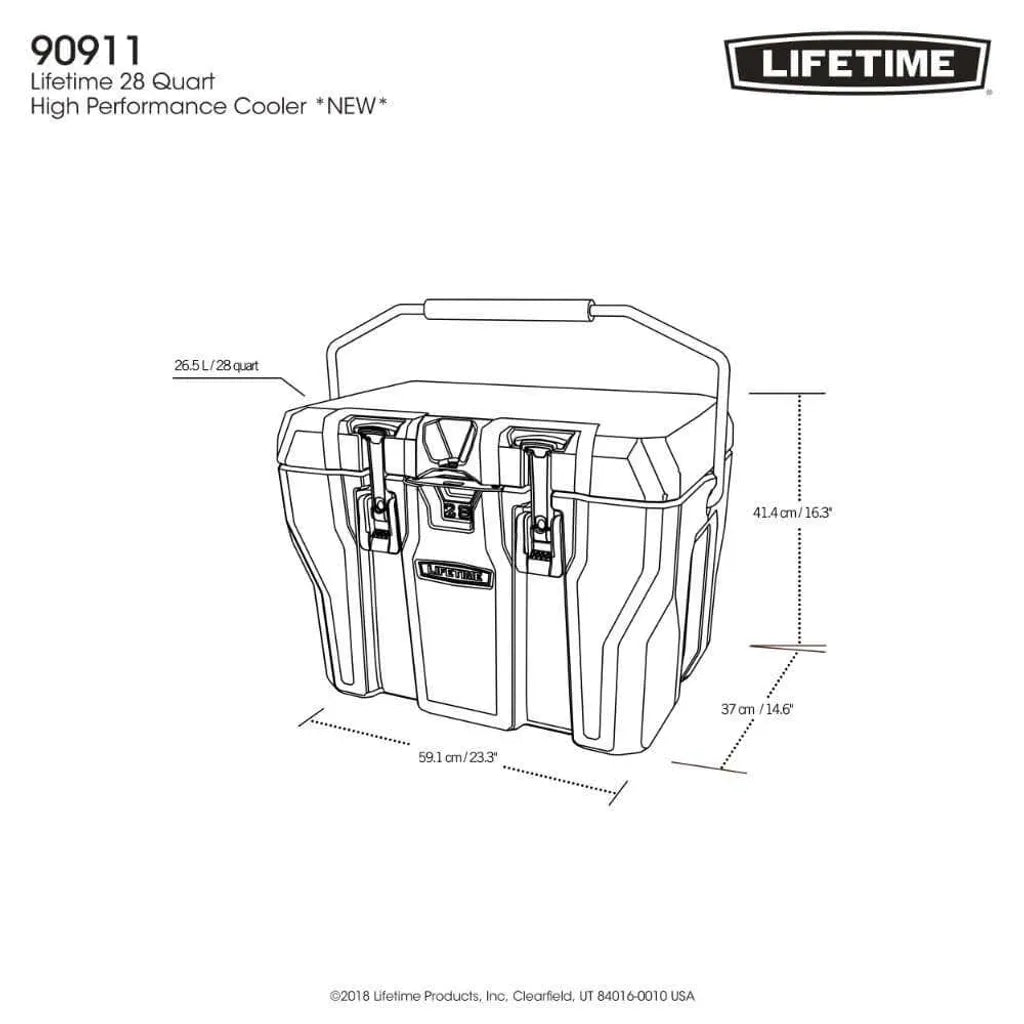 Lifetime Kühlbox 26,5 Liter Volumen
