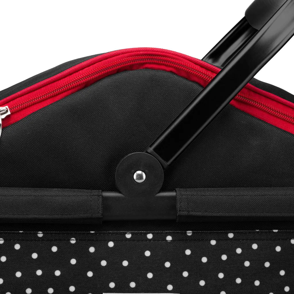 Kühlkorb 25 L Schwarz Rot Snövit - Schwarz Weiss