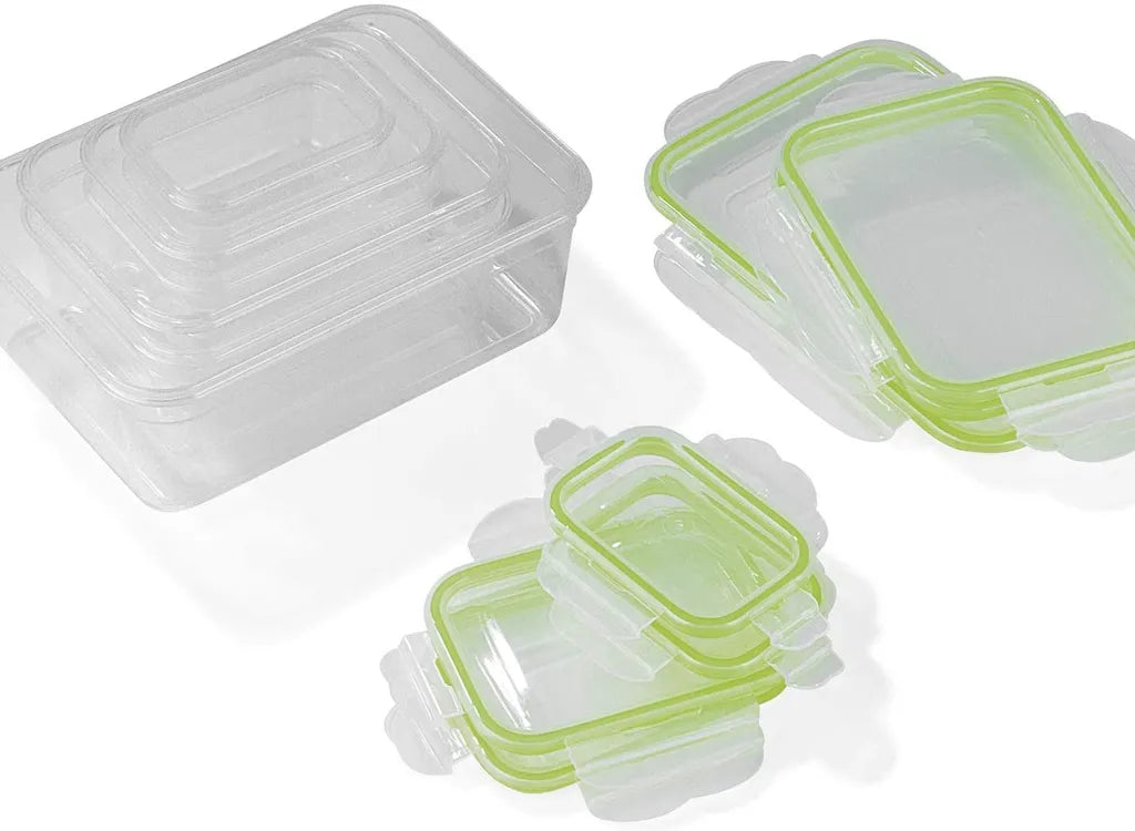  Frischhaltedosen Set Klick-It Gefrierdosen Lunchbox Brotdose Dose 14 Tlg. Klar