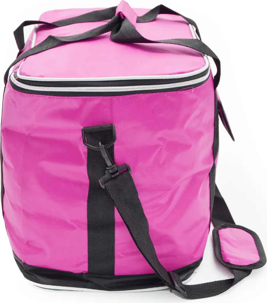  Kühltasche 30L Mit Schultergurt, XXL Isolier Kühlbox - Fuchsia/ Pink
