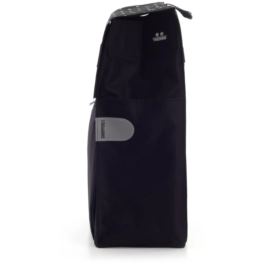  Andersen Shopper Quattro Mit 4 Rädern, Höhenverstellbar Mit Rad Ø 15 Und 20cm Und 45 Liter Tasche Malit Schwarz Mit Kühlfach