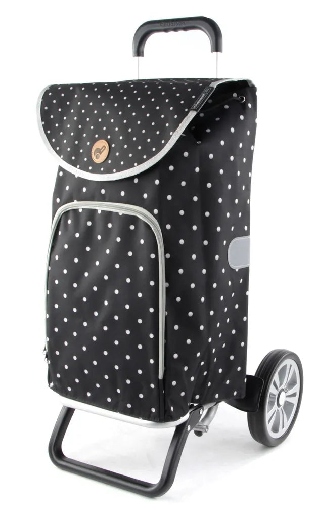  Andersen Shopper Alu Star Höhenverstellbar Mit Rad Ø 20cm Und 41 Liter Tasche Ole Schwarz