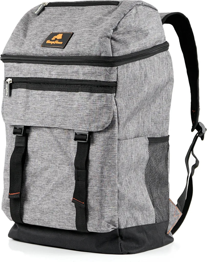  CampFeuer Kühlrucksack 20 Liter Grau, Leicht Und Wasserdicht