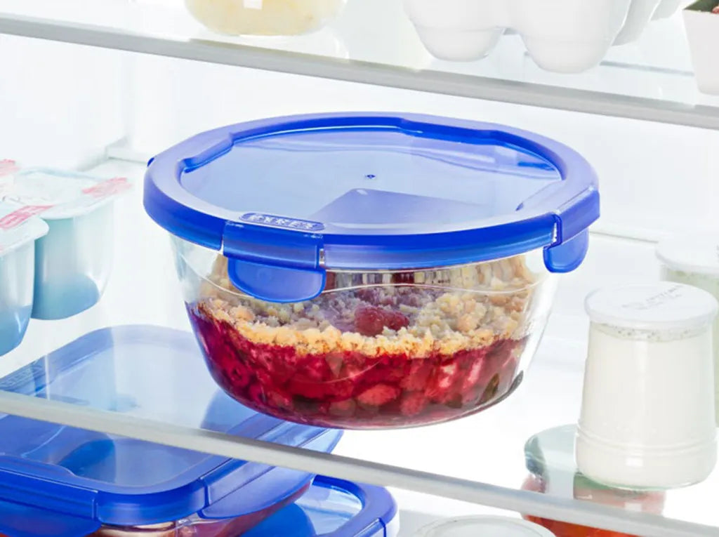  Pyrex Cook & Go Glas Runde Schüssel Mit Deckel 0.7L